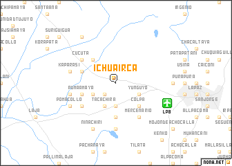 map of Ichuairca
