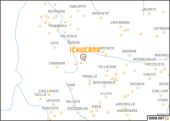 map of Ichucaña