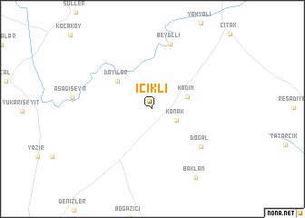 map of İcikli