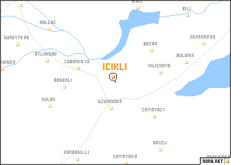 map of İcikli