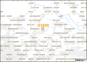 map of Ickern