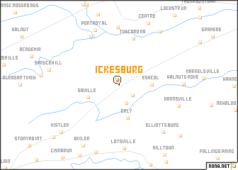 map of Ickesburg