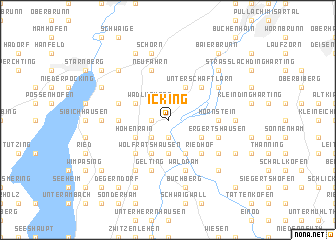 map of Icking