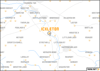 map of Ickleton