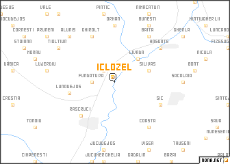 map of Iclozel