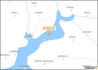 map of İçmece