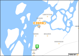 map of Icoaraci