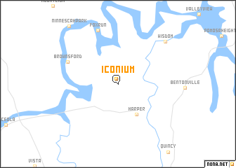 map of Iconium