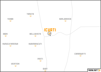 map of Icuati