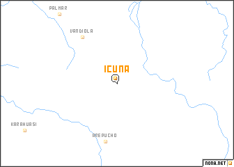 map of Icuna