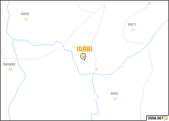 map of Idabi