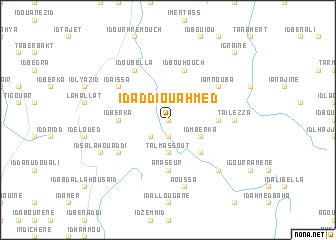 map of Id Addi Ou Ahmed