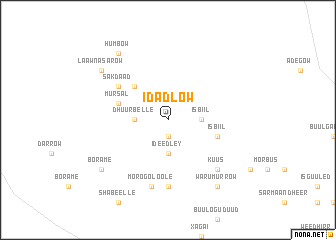 map of Idadlow