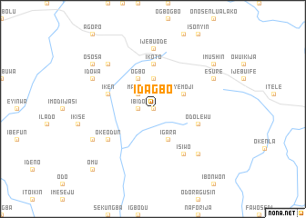 map of Idagbo