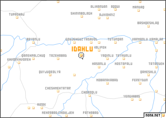 map of Īdahlū