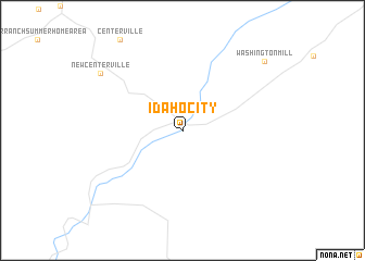 map of Idaho City