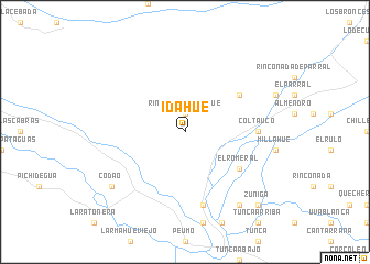 map of Idahue