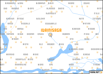 map of Idain Isaga