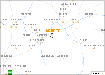 map of Idakoto