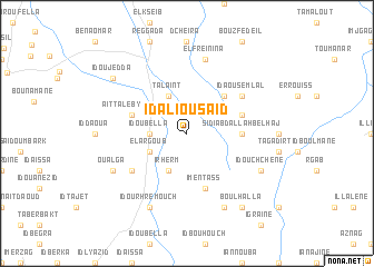 map of Id Ali Ou Saïd