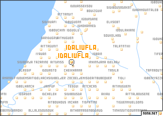 map of Id Ali Ufla