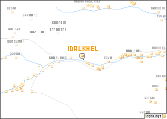 map of Īdal Khel