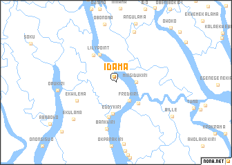 map of Idama