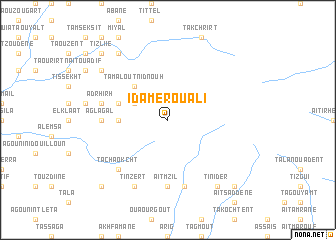 map of Id Amer Ou Ali