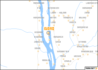 map of Idamo