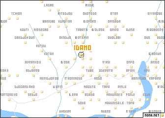 map of Idamo