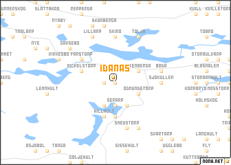 map of Idanäs