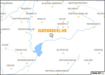 map of Idanha-a-Velha