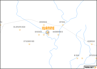 map of Idanre
