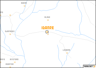 map of Idanre