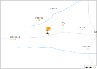 map of ‘Īdān