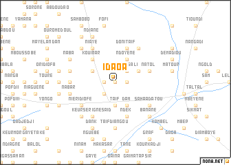 map of Idaoa