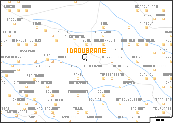 map of Ida Ou Brane