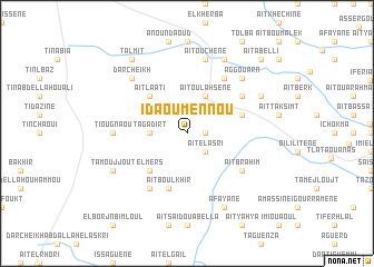 map of Ida Ou Mennou