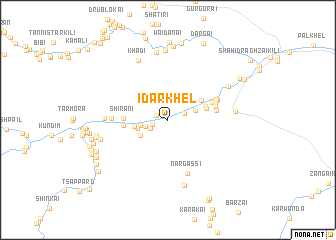 map of Idar Khel