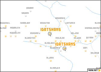 map of Īdāt Shams