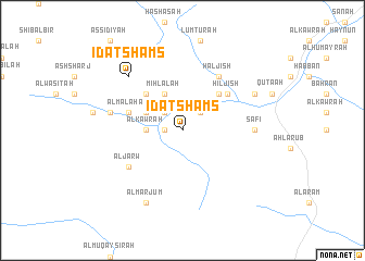 map of Īdāt Shams