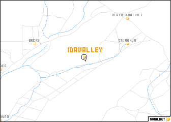 map of Ida Valley