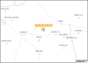 map of Ida Vesper