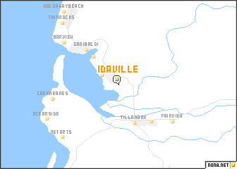 map of Idaville