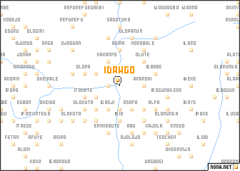 map of Idawgo