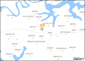 map of Ida