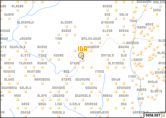 map of Ida