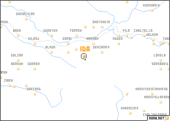 map of Īdā