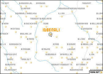 map of Id Ben Ali