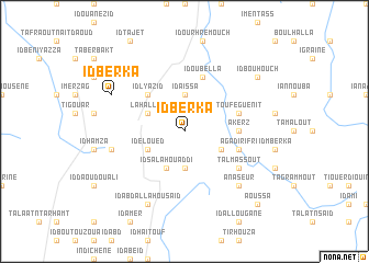 map of Id Berka